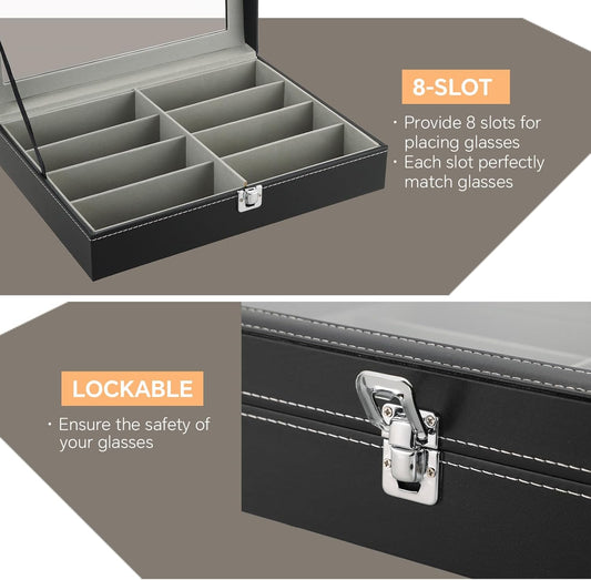8 Pcs Sunglass Organizer
