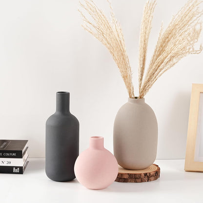 3 Set Ceramic Vases