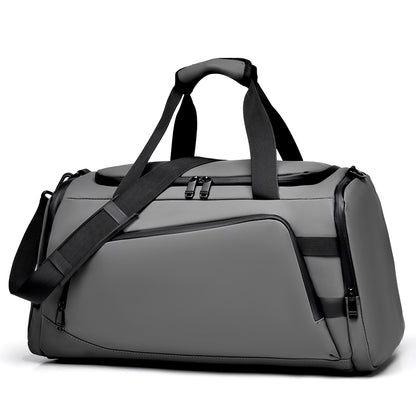 Waterproof Duffel Bag with Shoe Compartment & Backpack Straps