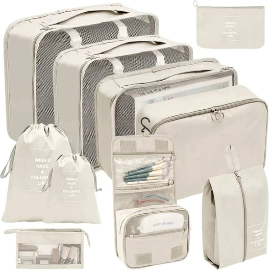 10 Piece Luggage Organiser
