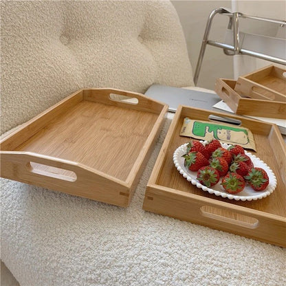 High quality multifuntional bamboo trays