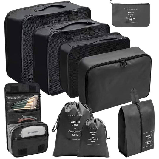 8 Piece Luggage Organiser