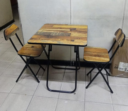 Foldable table and chair set